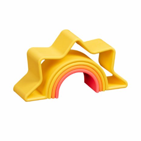 Solopgang i silikone, 4 dele