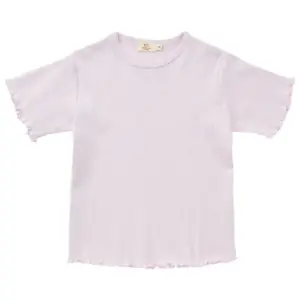 Sommer pointelle t-shirt - LAVENDER - 86