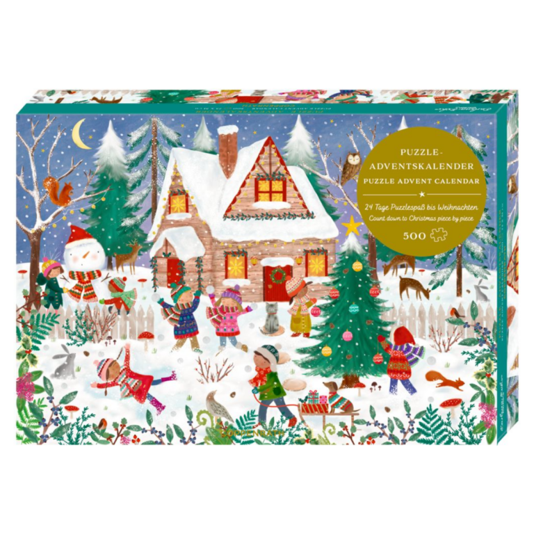 Spiegelburg | Julekalender puslespil - Juleglæde, 500 brikker
