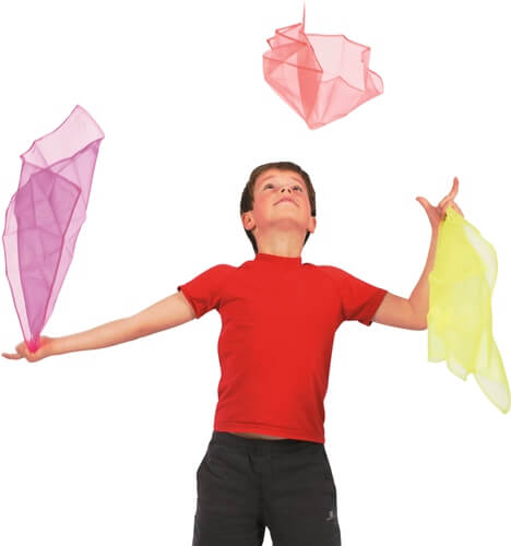 Spordas | Jonglør tørklæder, 3 stk