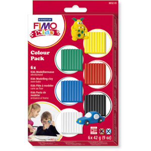 Staedtler | FIMO ler 42 gr. - Basisfarver, 6 stk