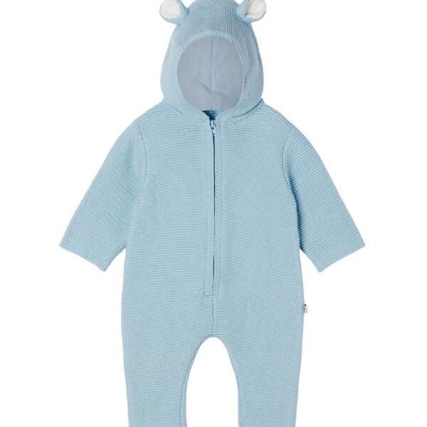 Stella McCartney Kids Heldragt - Strik - Doggy - Lyseblå