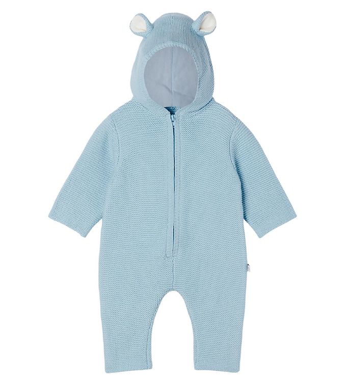 Stella McCartney Kids Heldragt - Strik - Doggy - Lyseblå Stella McCartney Kids Heldragt - Strik - Doggy - Lyseblå