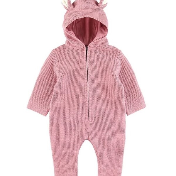 Stella McCartney Kids Heldragt - Uld/Bomuld - Horse - Rosa Stella McCartney Kids Heldragt - Uld/Bomuld - Horse - Rosa