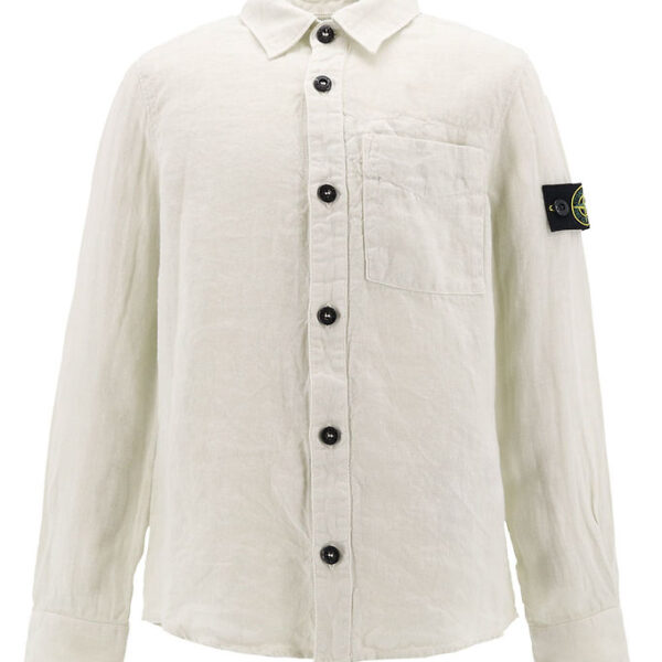 Stone Island Skjorte - Gesso