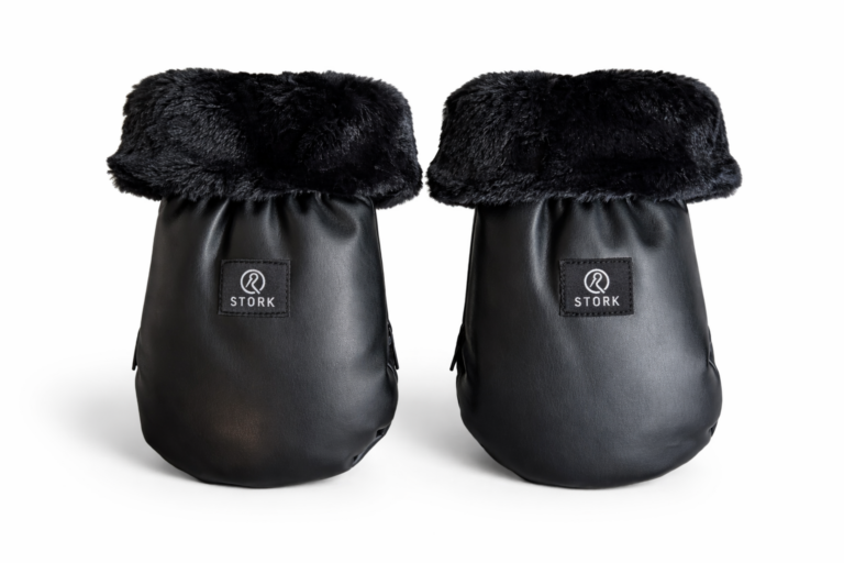 Stork Barnevognshandsker - Sort