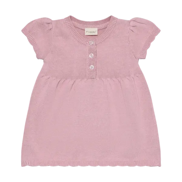 Strikket Kjole - Bleached Mauve - 62