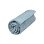 Striktæppe, bomuld - Blå