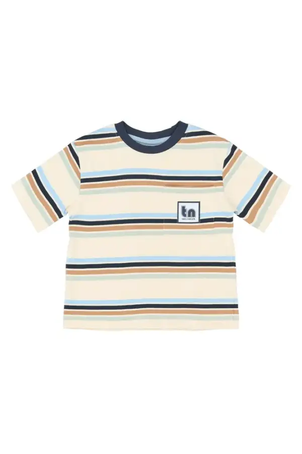 Stuart T-Shirt - Gardenia Striped - 110