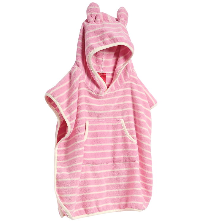 SunnyLife Håndklæde m. Hætte - Cotton Candy/Pink Stripe