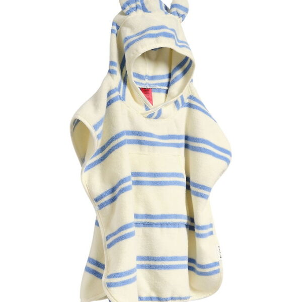SunnyLife Håndklæde m. Hætte - Sammy The Seagull/Blue Stripe
