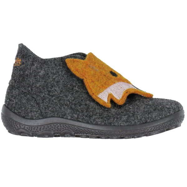 Superfit Hjemmesko - Uld - Grå/Orange