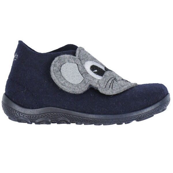 Superfit Hjemmesko - Uld - Happy - Blå/Grå