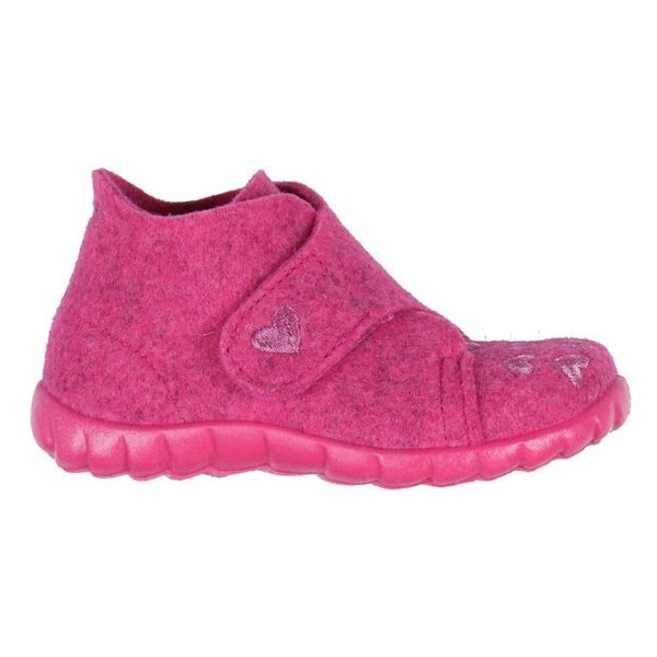 Superfit Hjemmesko - Uld - Pink m. Hjerter