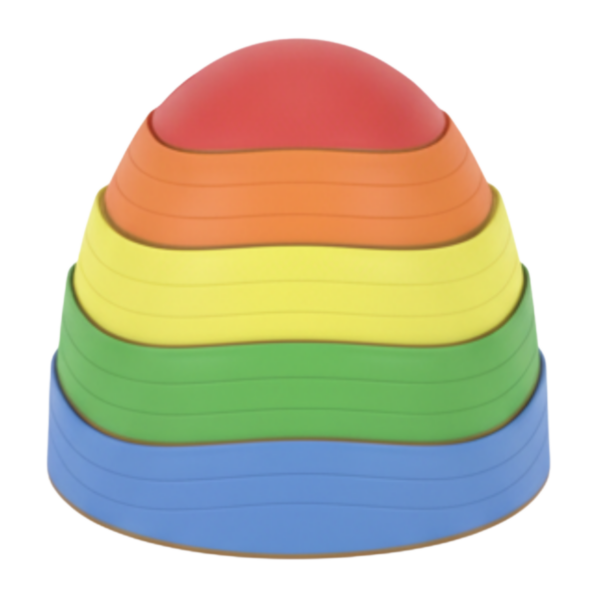 TUMLE | Tumle trædesten - Rainbow, 5 stk