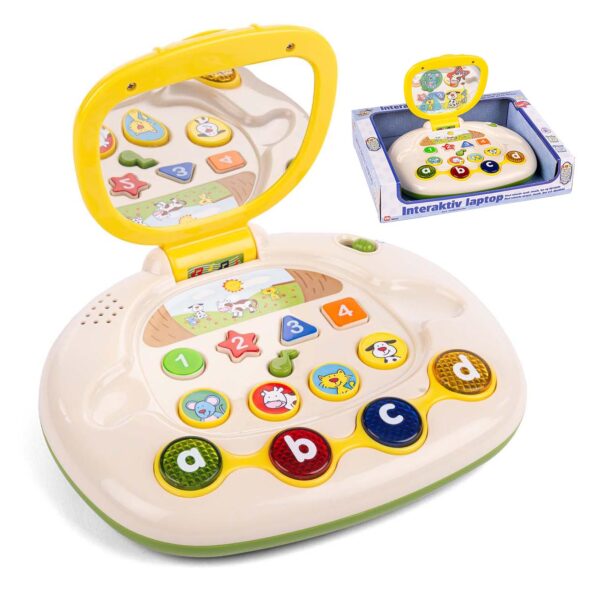 Talende Laptop Med Magisk Spejl (Ny Model) - Legetøj - Legekammeraten.dk