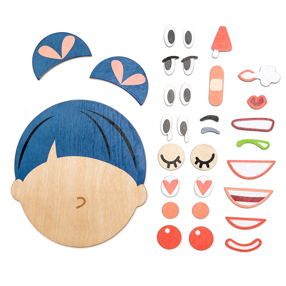 Tender Leaf | Magnetleg - Byg et ansigt