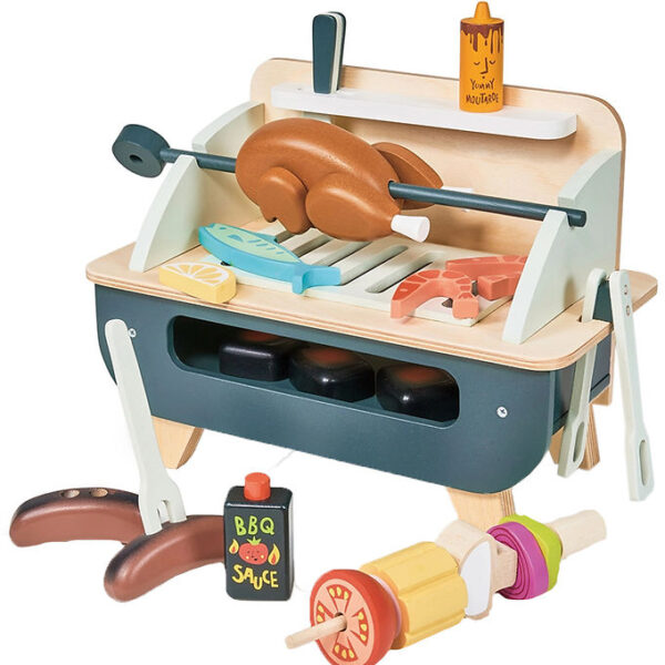 Tender Leaf Trælegetøj - BBQ Grillsæt