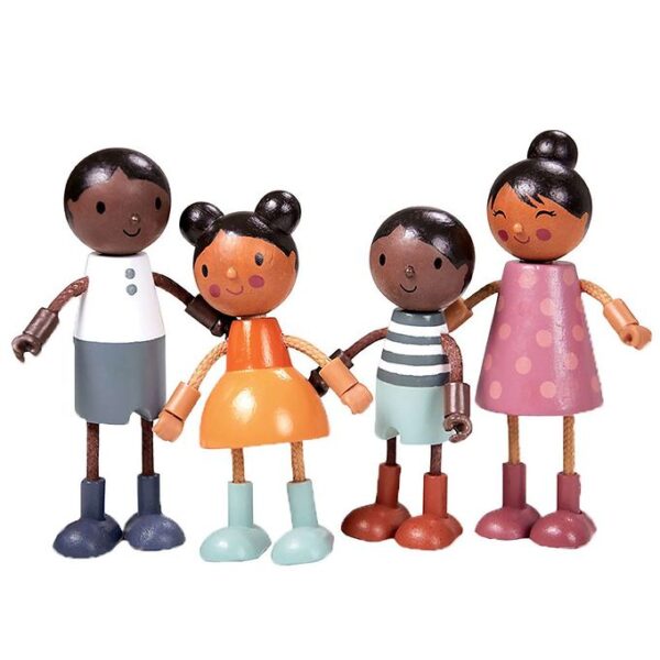 Tender Leaf Trælegetøj - Dukkehusfigurer - Familien Humming Bird