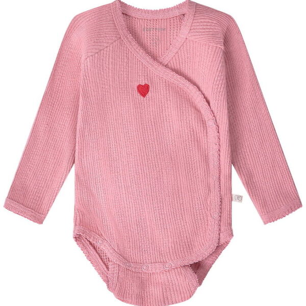 That's Mine Slå-om Body l/æ - Rib - Noos - Silke - Rose Blush