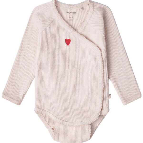 Thats Mine Slå-om Body l/æ - Rib - Silke - Perfectly Pale