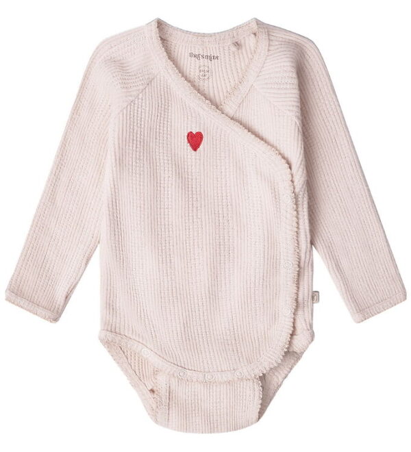 Thats Mine Slå-om Body l/æ - Rib - Silke - Perfectly Pale