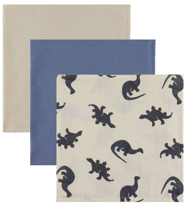 Thats Mine Stofbleer - 70x70 - 3-pak - Bora - Mono Dino