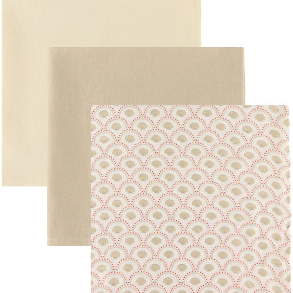 Thats Mine Stofbleer - 70x70 cm - Bora - 3-pak - Block Shell