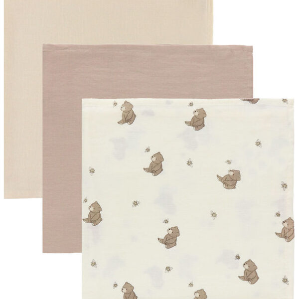 That's Mine Stofbleer - Bora Muslin - 3-pak - Bees And Bears