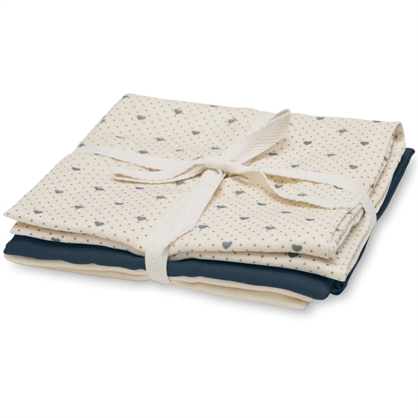 That's Mine Stofbleer - Bora Muslin - 3-pak - Lots of love sky