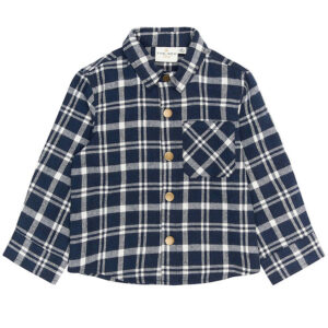 The New Siblings Skjorte - TnstRiggs - Flannel - Navy Blazer Che