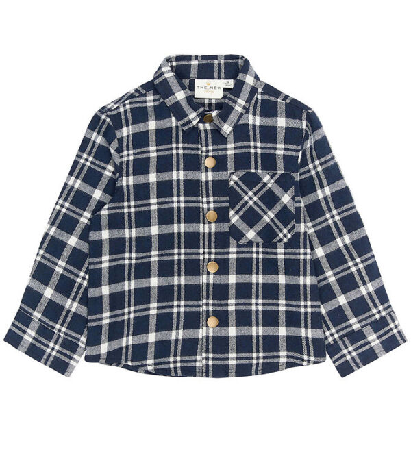 The New Siblings Skjorte - TnstRiggs - Flannel - Navy Blazer Che