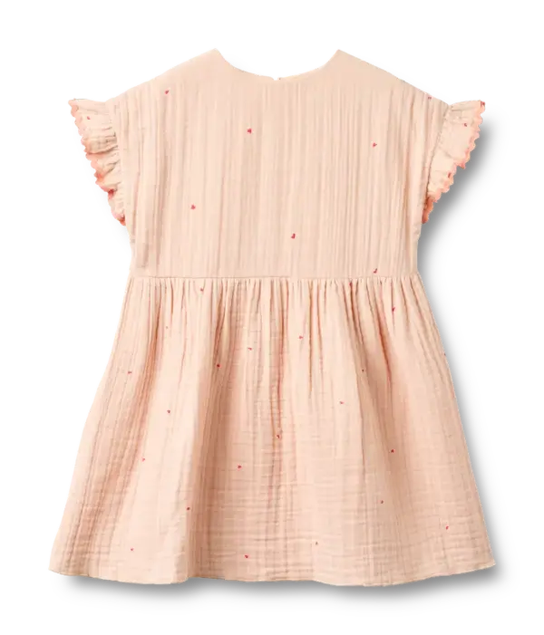 Thit Lace Kjole - Powder Hearts - 128 Thit Lace Kjole - Powder Hearts - 128