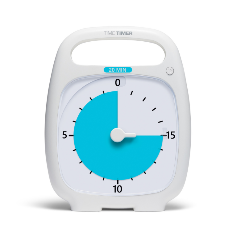 Time Timer PLUS Hvid (14x18 cm.) - 20 min.