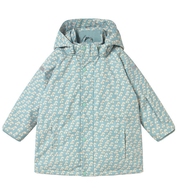 Tiny Cottons Vinterjakke - Cherries - Warm Grey