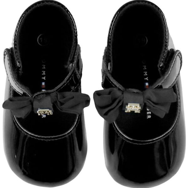 Tommy Hilfiger Ballerina Hjemmesko - Black/Sløjfe