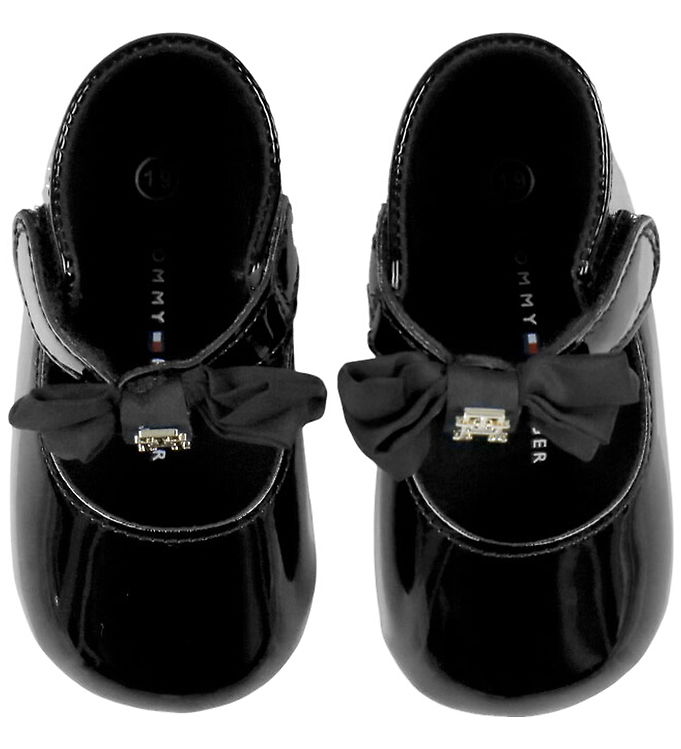 Tommy Hilfiger Ballerina Hjemmesko - Black/Sløjfe