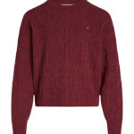 Tommy Hilfiger Bluse - Strik - Chenille - Deep Rouge
