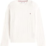 Tommy Hilfiger Bluse - Strik - Ivory Silk White