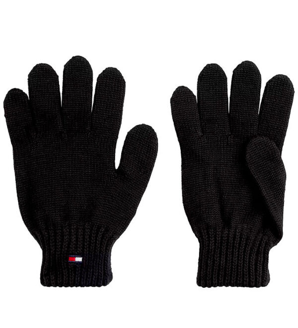 Tommy Hilfiger Handsker - Strik - Sort Tommy Hilfiger Handsker - Strik - Sort