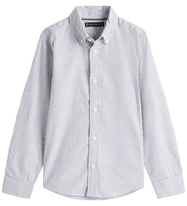 Tommy Hilfiger Skjorte - Dark Night Navy Stripe