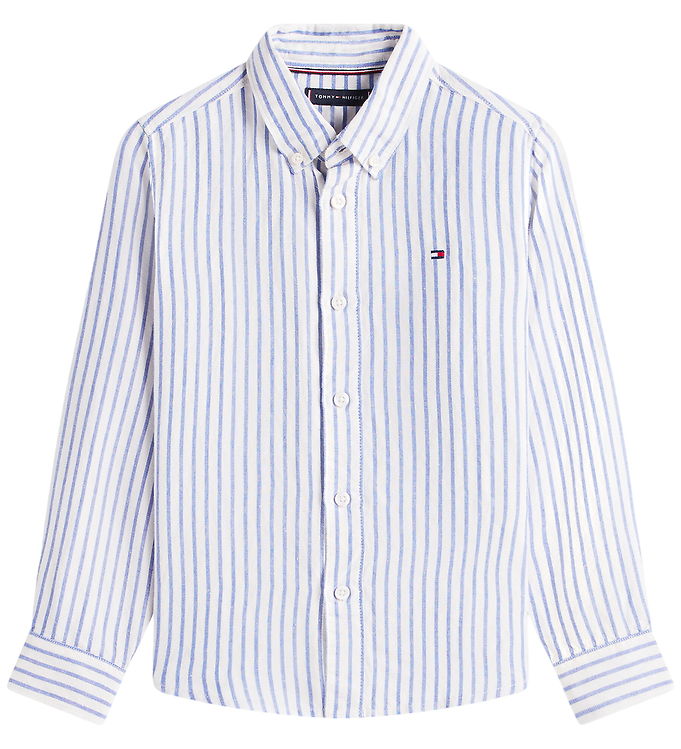Tommy Hilfiger Skjorte - Empire Blue Stripe