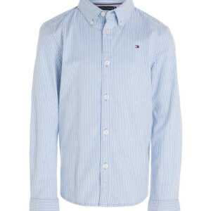 Tommy Hilfiger Skjorte - Flex Ithaca - Copenhagen Blue/White