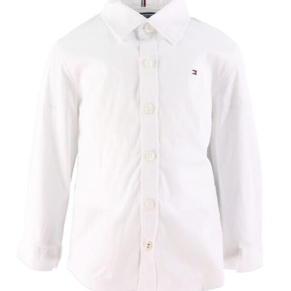 Tommy Hilfiger Skjorte - Solid Stretch - Organic - Hvid