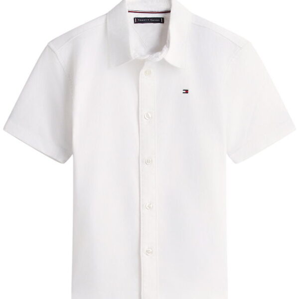 Tommy Hilfiger Skjorte k/æ - Stretch Oxford - Hvid
