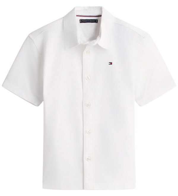 Tommy Hilfiger Skjorte k/æ - Stretch Oxford - Hvid