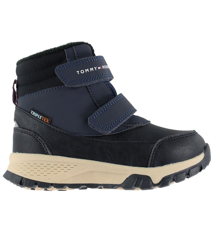 Tommy Hilfiger Vinterstøvler - Tex - Sort/Blå
