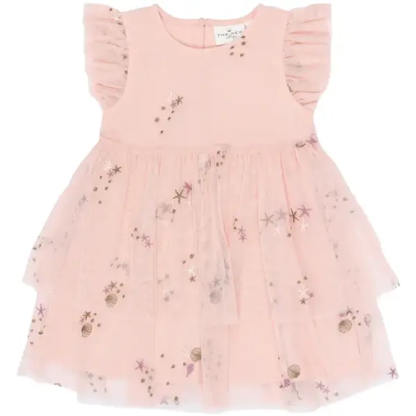 Tulla Kjole - Peach Whip EMB - 110