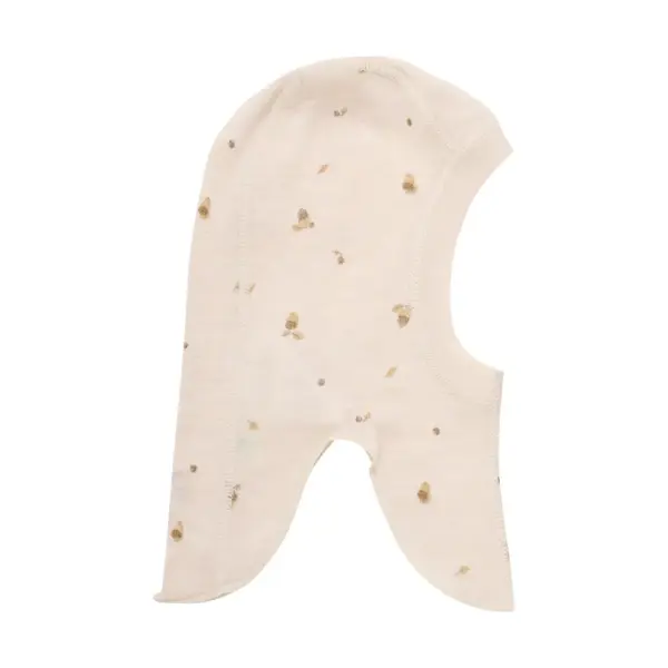 Uld Balaclava m. Print - Sandshell - 70 Uld Balaclava m. Print - Sandshell - 70