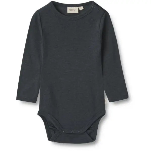 Uld body langærmet Lucca - Navy - 86